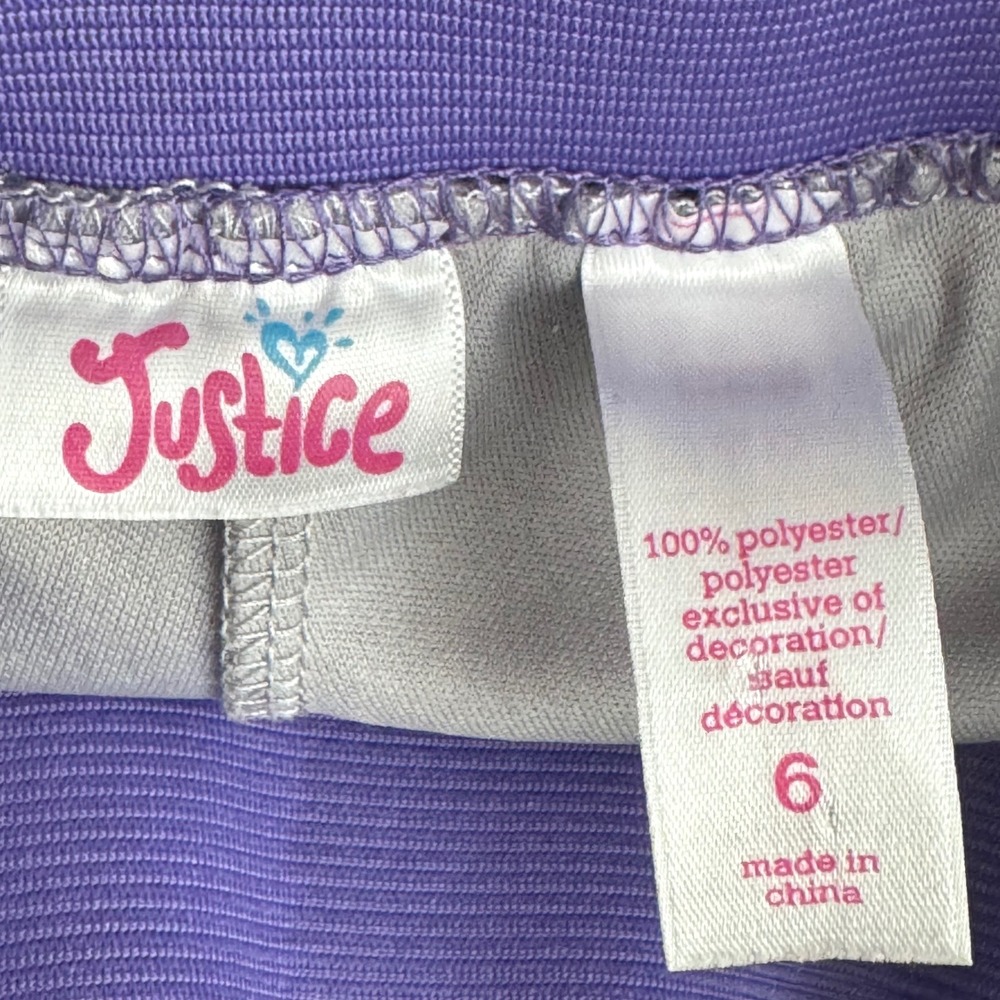 Justice Girls Skirt Skort 6 Ruffle Floral Lace Leopard Dance Play Gym Set of 2 - Picture 7 of 8